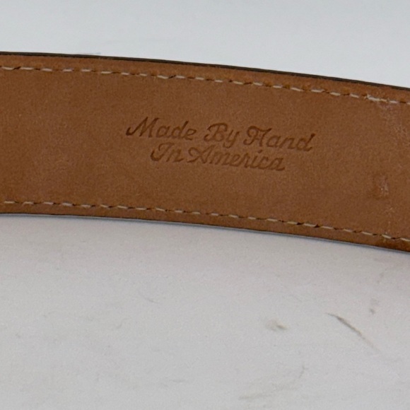 Martin Dingman Dorian Black Leather -Grain Belt Size 40​​ - Picture 8 of 10